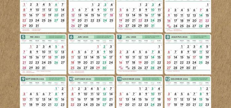 Download Gratis File Kalender 2023 Lengkap dengan Penanggalan Jawa & Hijriyah