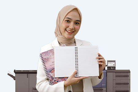 cetak print buku satuan notebook ringbook cipanas cianjur