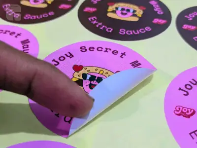 cetak print stiker kemasan jajanan cipanas puncak cianjur